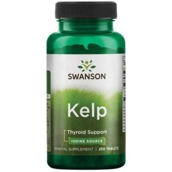 Swanson Kelp - tengeri moszat (szerves jód), 225 mcg, 250 tabletta kép