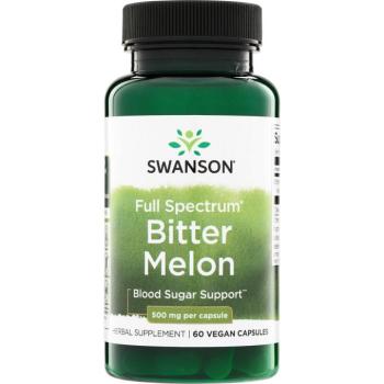 Swanson Keserű dinnye, 500 mg, 60 kapszula kép