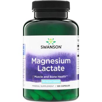Swanson Magnézium-laktát, 84 mg, 120 kapszula kép