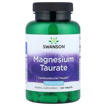 Swanson Magnézium-taurát, 100 mg, 120 tabletta