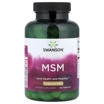 Swanson MSM, 1500 mg, 120 tabletta kép