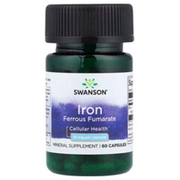 Swanson Vas (Ferrous Fumarate), 18 mg, 60 kapszula kép