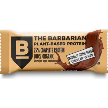 The Barbarian Protein Bar Organic Csokoládé bevonatú Double Choc & Maca, 68 g kép