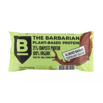 The Barbarian Protein Bar organikus csokoládé bevonatú mandula és baobab, 68 g kép