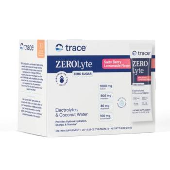 Trace Minerals Zerolyte, sós bogyós limonádé, 30 tasak kép