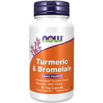 Turmeric & Bromelain Veg Capsules 90 Veg Capsules kép