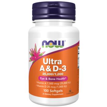 Ultra A & D-3 25,000/1,000 / 100 Softgels kép