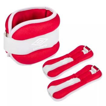 Umbro csukló és bokasúlyok a kirobbanó erőnléthez - 2x1 kg - piros kép