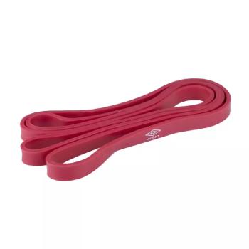 Umbro fitnesz gumiszalag - Teljeskörű testedzés, magas szakítószilárdság - 25 kg ellenállás - piros kép