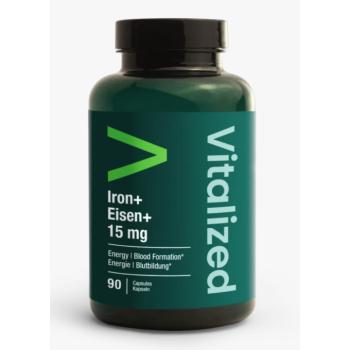 Vitalized Iron+ Eisen+, vas 15 mg, 90 kapszula kép