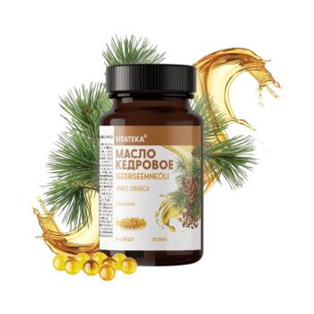 Vitateka cédrusolaj 300 mg – 60 kapszula kép