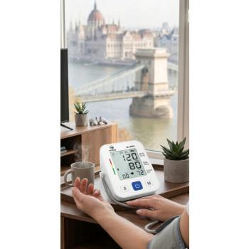 WLINSQ ML-8004 Automata Felkaros Digitális Vérnyomásmérő – Nagy LCD Kijelzővel és Memóriával kép