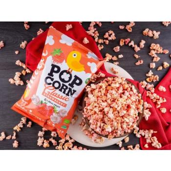 XXL Nagy BIO popcorn - Eper (75g) kép