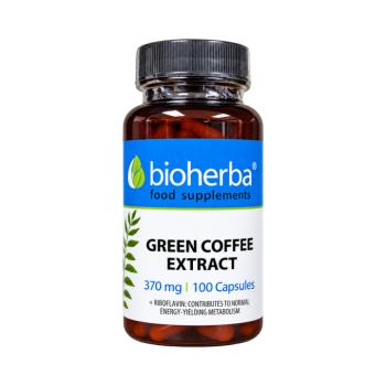 Zöldkávé-kivonat 370 mg – 100 kapszula – Bioherba kép